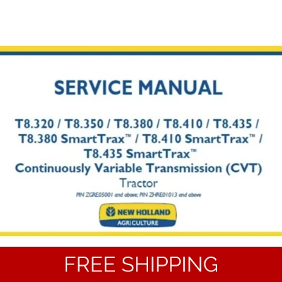 NEW HOLLAND T8.320 T8.350 T8.380 T8.410 T8.380 SMARTTRAX T8.410 SMARTTRAX POWERSHIFT TRANSMISSION (P